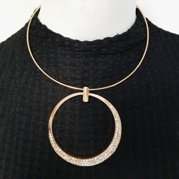 Ashley Stewart Jewelry - FINAL⬇ Witchy Crescent Moon Collar Necklace